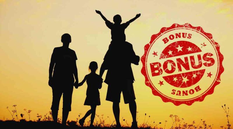 bonus per le famiglie