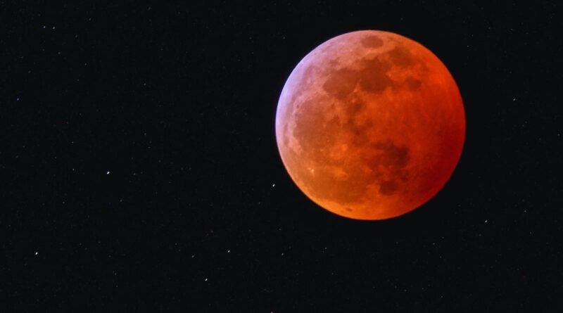 il fenomeno della luna rossa