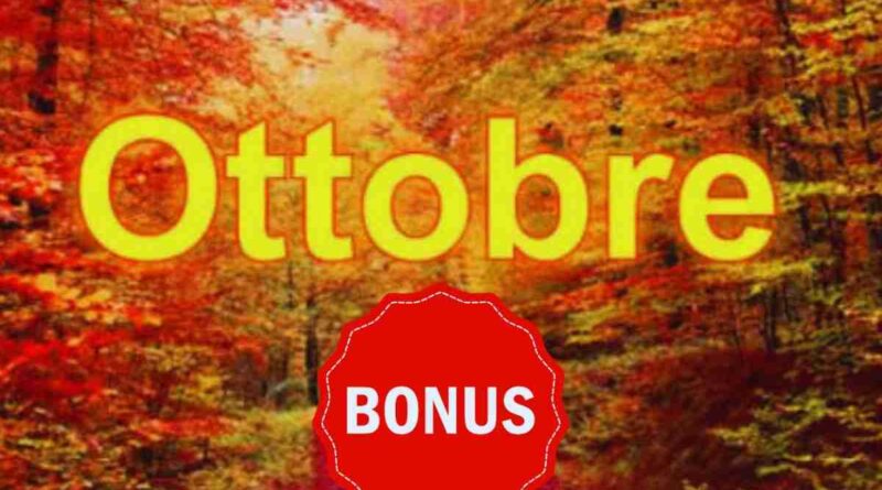bonus ad ottobre