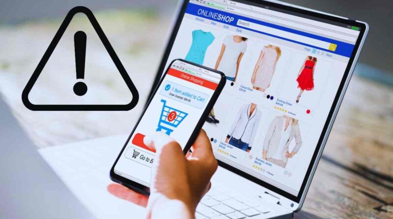 shopping online e rischi di multe